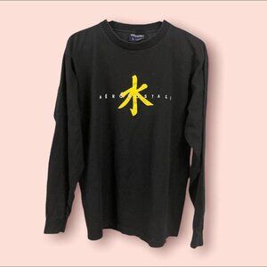 Y2K Aeropostale Kanji Long sleeve Tee